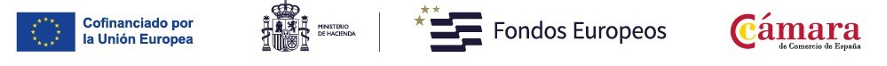 Cofinanciado por la Unión Europea - Fondos Europeos - Cámara de Comercio de España